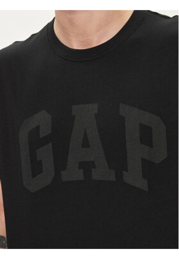 GAP - Gap T-Shirt 856659-10 Czarny Regular Fit. Kolor: czarny. Materiał: bawełna