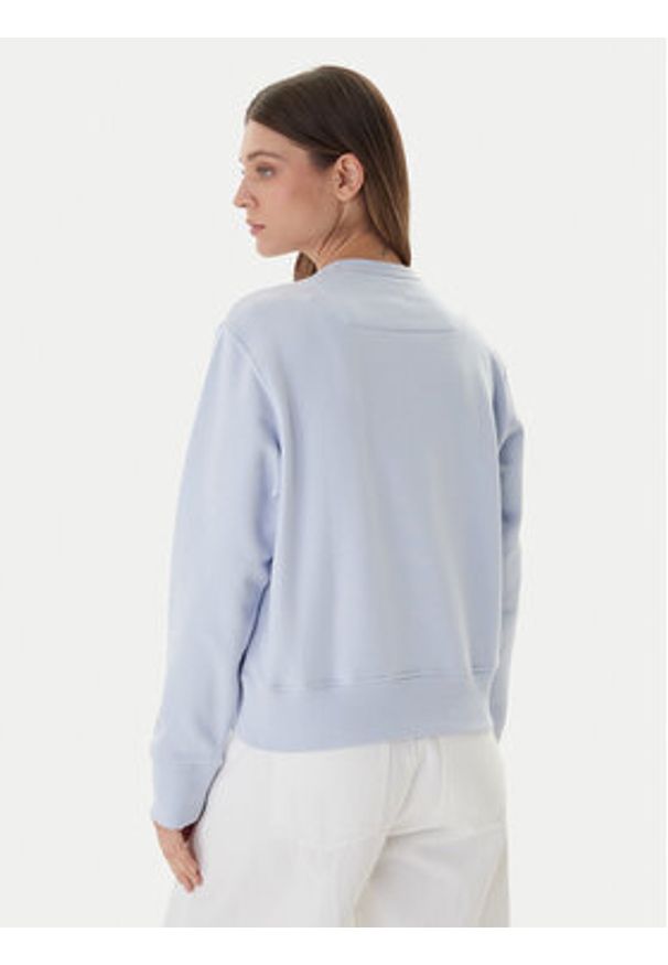 Guess Bluza W2YQ16 KBA11 Błękitny Regular Fit. Kolor: niebieski. Materiał: bawełna