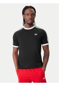 Adidas - adidas T-Shirt 3-Stripes KE3538 Czarny Regular Fit. Kolor: czarny. Materiał: bawełna #1