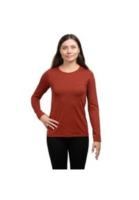 Koszulka trekkingowa damska Arc'teryx Taema Crew Ls. Kolor: brązowy