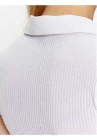 Guess Bluzka Jordan W3GP24 K86Z2 Biały Slim Fit. Kolor: biały. Materiał: syntetyk