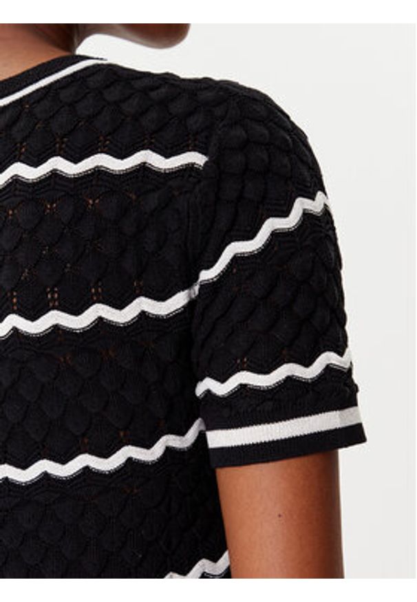 Morgan Sweter 252-MCLEMA Czarny Regular Fit. Kolor: czarny. Materiał: syntetyk