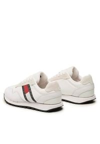 Tommy Jeans Sneakersy Retro Runner Ess EM0EM01081 Biały. Kolor: biały. Materiał: materiał #2