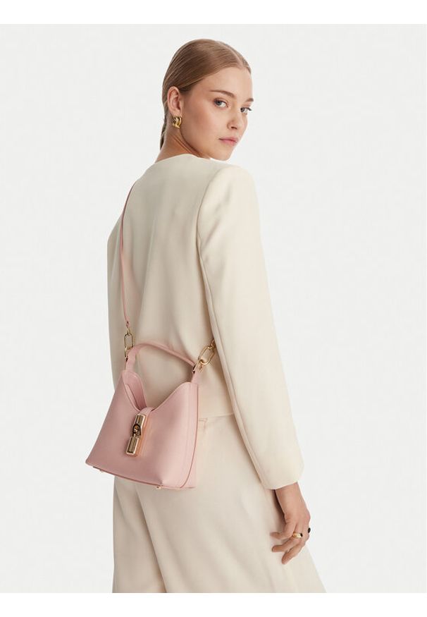 Furla Torebka Iride Mini WE00876 ARE000 KH 4355S Różowy. Kolor: różowy. Materiał: skórzane