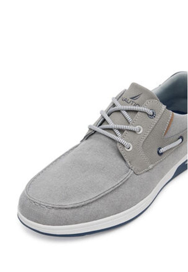 Nautica Półbuty 24SD107 Szary. Kolor: szary. Materiał: materiał