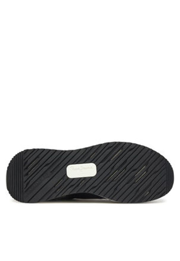 Pepe Jeans Sneakersy Buster Serie M PMS600008 Czarny. Kolor: czarny. Materiał: zamsz, skóra