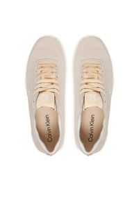 Calvin Klein Sneakersy Low Profile Run MG Sue HW0HW03150 Beżowy. Kolor: beżowy. Materiał: zamsz, skóra. Sport: bieganie #4