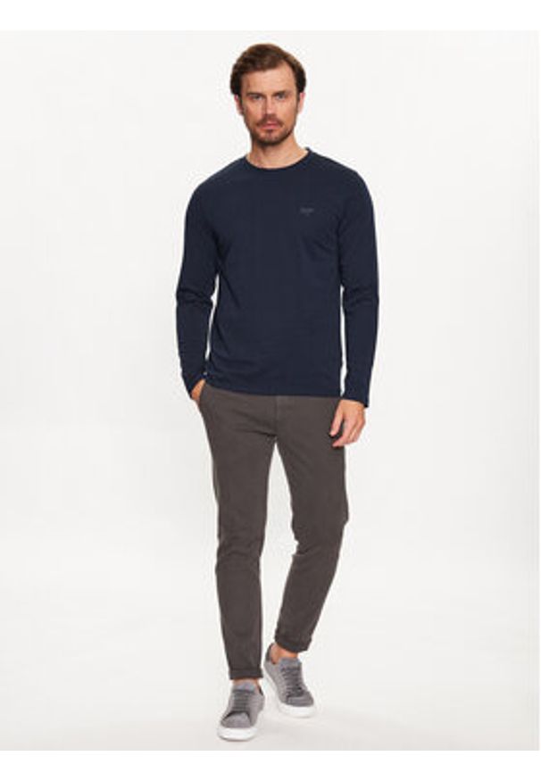 JOOP! Jeans Longsleeve 30033284 Niebieski Modern Fit. Kolor: niebieski. Materiał: bawełna. Długość rękawa: długi rękaw