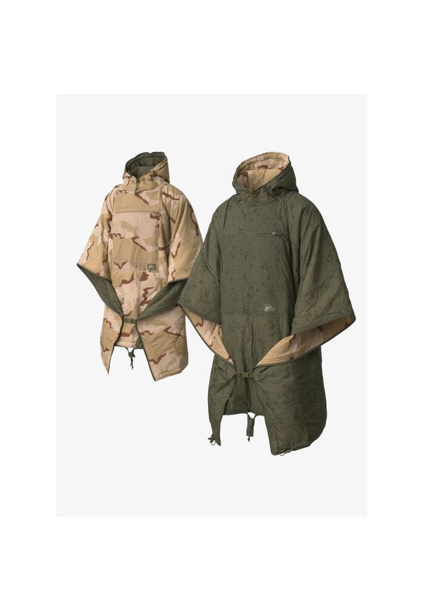 Peleryna turystyczna Helikon-Tex Reversible Swagman Roll - desert night camo. Kolor: zielony