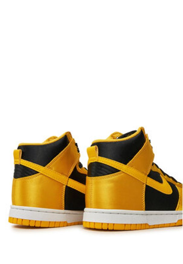 Nike Sneakersy Dunk High FN4216 001 Żółty. Kolor: żółty. Materiał: materiał