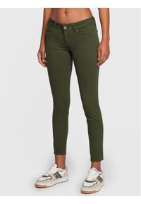 Pepe Jeans Jeansy Soho PL211539 Zielony Skinny Fit. Kolor: zielony