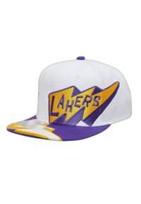 Czapka typu snapback Mitchell & Ness Fast Times Los Angeles Lakers. Kolor: biały. Styl: elegancki #1