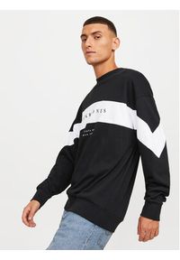 Jack & Jones Bluza Etimo 12249979 Czarny Loose Fit. Kolor: czarny. Materiał: bawełna