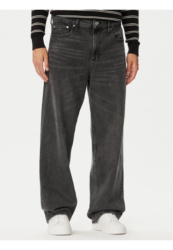 Tommy Jeans Jeansy Jamie DM0DM233641 Szary ciemny Relaxed Fit. Kolor: szary