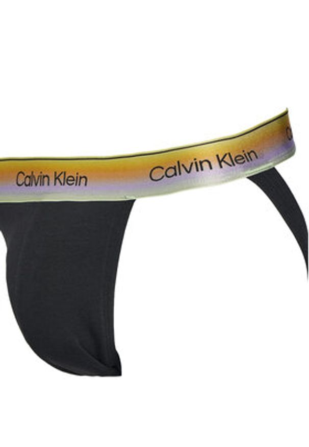 Calvin Klein Underwear Slipy Jock Strap LV00NB4588 Czarny. Kolor: czarny. Materiał: bawełna