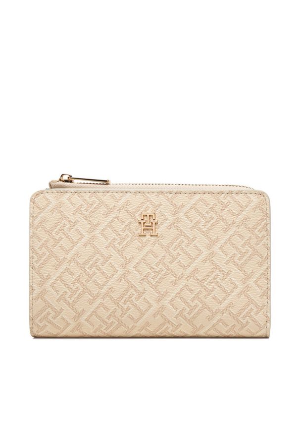 TOMMY HILFIGER - Portfel Tommy Hilfiger. Kolor: beżowy
