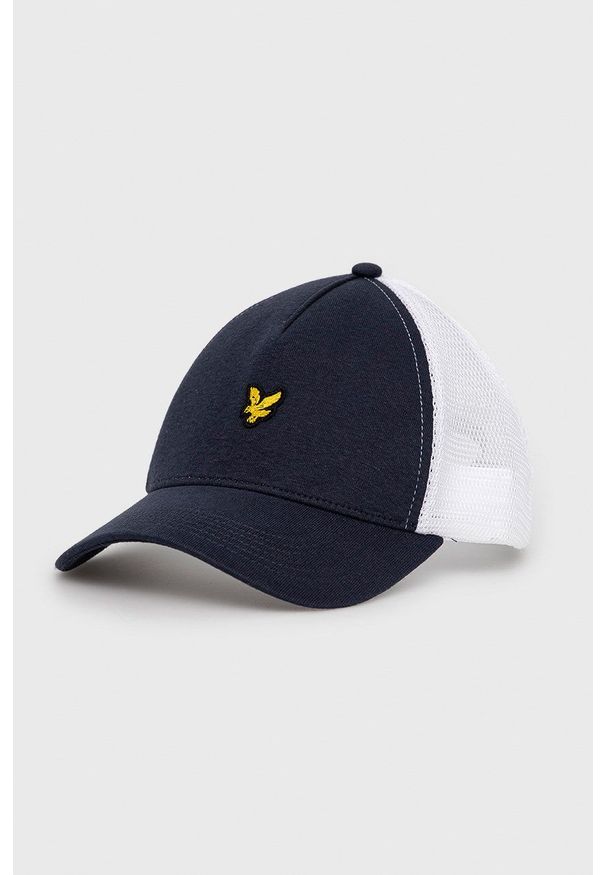 Lyle & Scott - Czapka. Kolor: niebieski