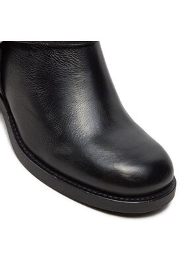 Bronx Botki New-Camperos 47535-U Czarny. Kolor: czarny. Materiał: skóra