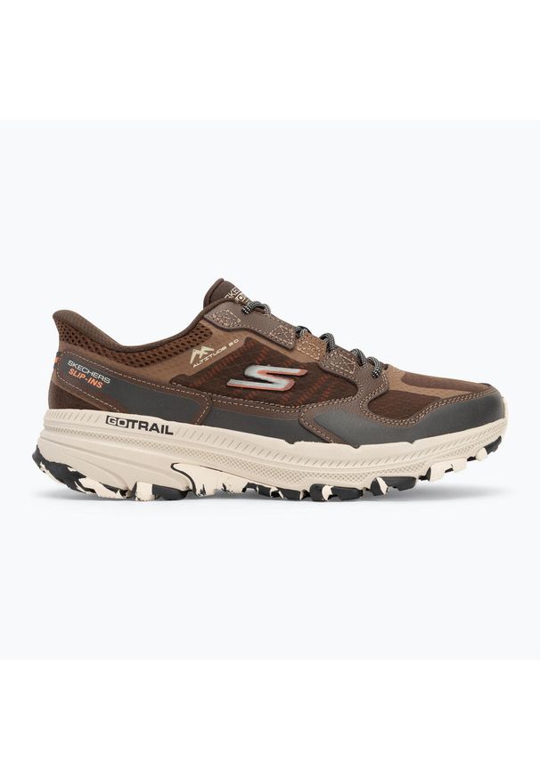 skechers - Buty do biegania męskie SKECHERS Go Run Trail Altitude 2.0 Rocky Hill. Kolor: brązowy. Sport: bieganie