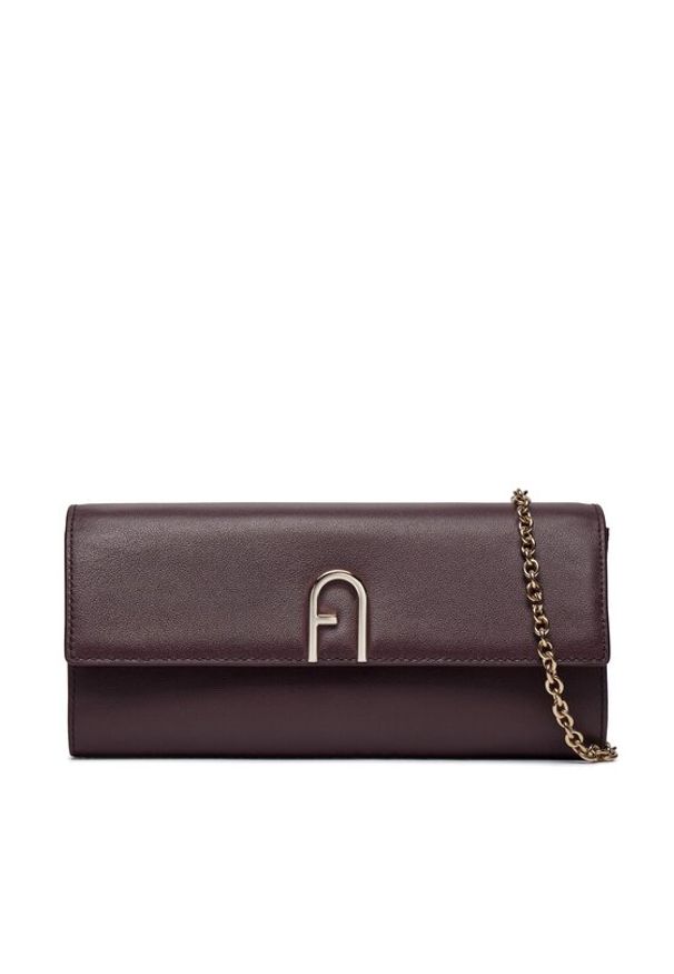 Furla Torebka Flow Mini Crossbody Clut WE00518BX20452516S1007 Czerwony. Kolor: czerwony. Materiał: skórzane