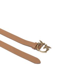Pinko Pasek Damski Love Duble Belt H2 20221 PLT01 1H2114.Y7SP Brązowy. Kolor: brązowy. Materiał: skóra #3