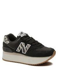 New Balance Sneakersy WL574ZDA Czarny. Kolor: czarny. Materiał: zamsz, skóra. Model: New Balance 574 #6