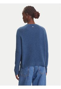 BOSS Sweter Febisan 50478315 Niebieski Regular Fit. Kolor: niebieski. Materiał: wełna #4