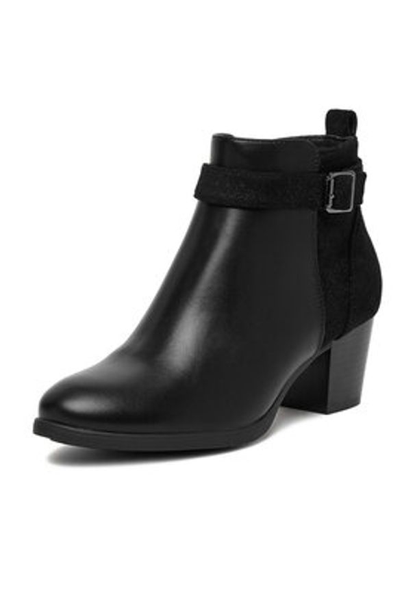 Clara Barson Botki CEO-RE23F506-1 Czarny. Kolor: czarny. Materiał: materiał, syntetyk