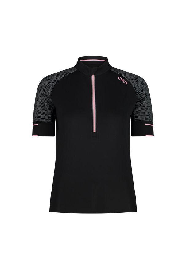 Damski jersey CMP. Kolor: wielokolorowy, szary, czarny. Materiał: jersey. Sport: kolarstwo