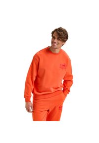 Diadora - Bluza DIADORA SWEATSHIRT CREW MANIFESTO. Kolor: pomarańczowy #1