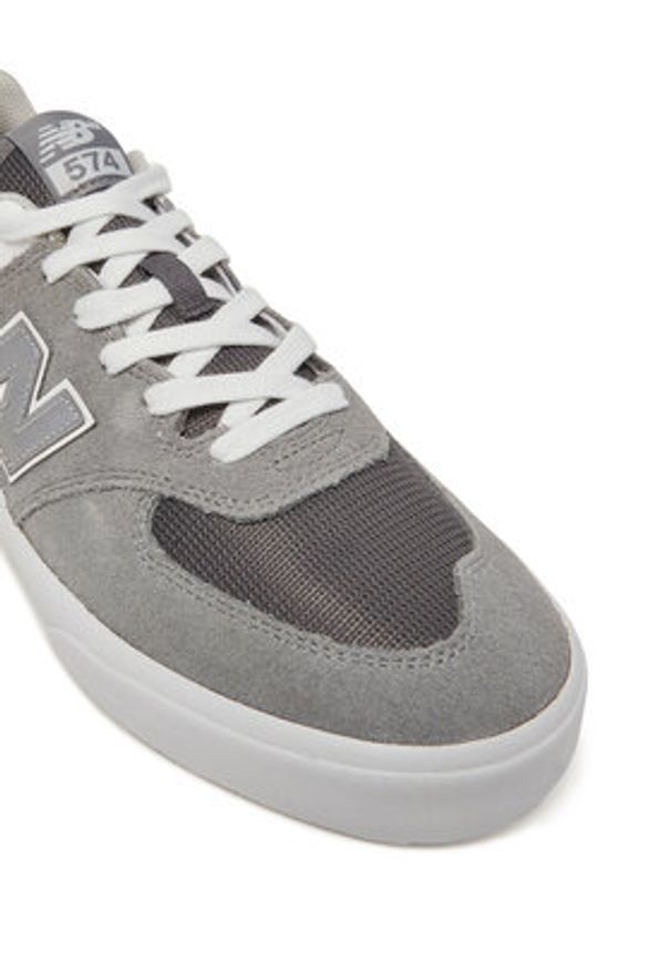 New Balance Sneakersy NM574VGY Szary. Kolor: szary. Materiał: skóra. Model: New Balance 574