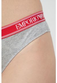 Emporio Armani Underwear brazyliany (2-pack) 163337.2R227 kolor szary. Kolor: szary. Materiał: materiał #3