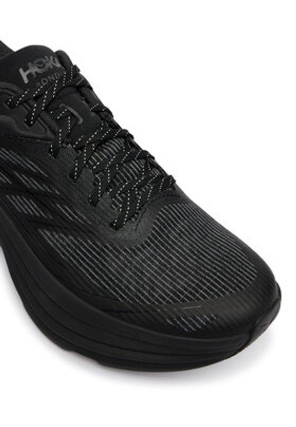 HOKA - Hoka Sneakersy Bondi 8 Caged 1155391 Czarny. Kolor: czarny. Materiał: materiał