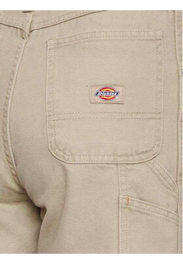 Dickies Szorty jeansowe Duck Canvas DK0A4XRSF02 Beżowy Regular Fit. Kolor: beżowy. Materiał: bawełna, jeans