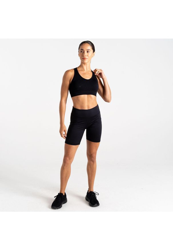 DARE 2B - Krótkie spodenki damskie upbeat. Kolor: czarny. Długość: krótkie. Sport: bieganie, turystyka piesza