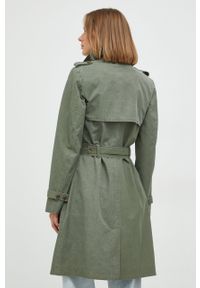 Guess trencz damski kolor zielony przejściowy. Okazja: na co dzień. Kolor: zielony. Styl: casual #4