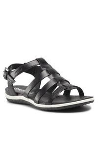 Geox Sandały D Sand. Vega A D72R6A 00043 C9999 Czarny. Kolor: czarny. Materiał: skóra #2