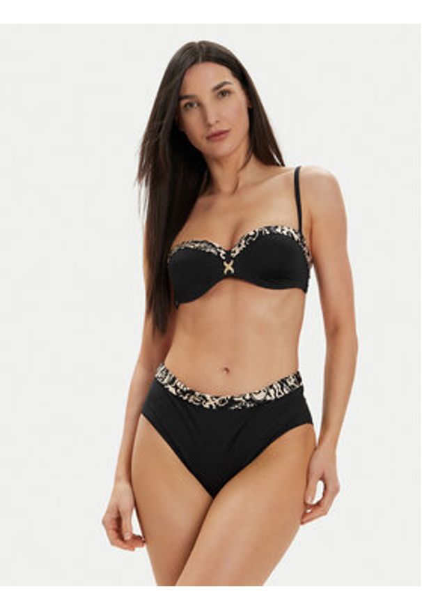 SELMARK - Selmark Góra od bikini BJ716 Czarny. Kolor: czarny. Materiał: syntetyk