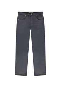 Wrangler - MĘSKIE SPODNIE WRANGLER GREENSBORO INDIGO COATED 112370719 #7