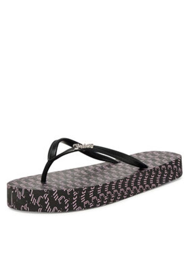 Juicy Couture Japonki 800293 Czarny. Kolor: czarny. Materiał: syntetyk