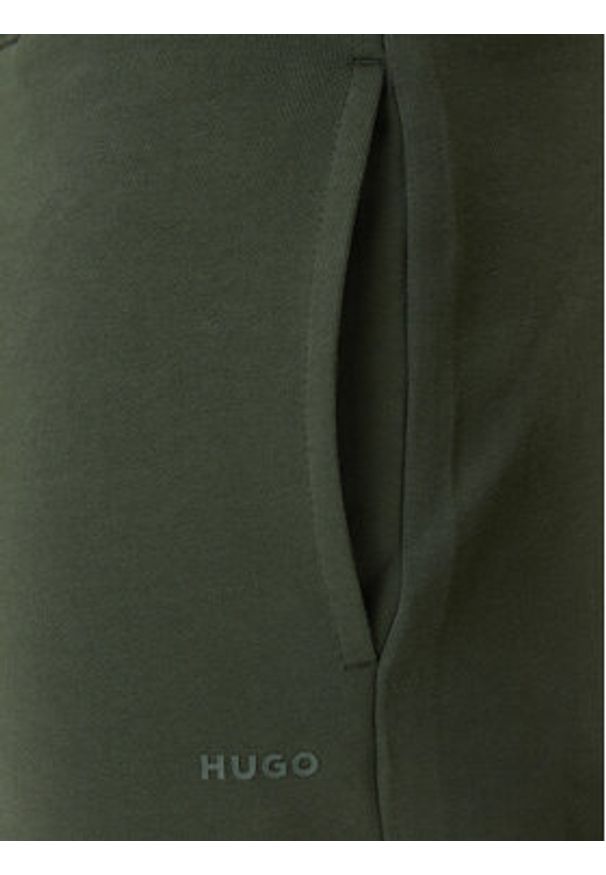 Hugo - HUGO Spodnie dresowe Dayote232 50489617 Zielony Regular Fit. Kolor: zielony. Materiał: bawełna