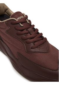 Hugo - HUGO Sneakersy Leon 50536660 Brązowy. Kolor: brązowy. Materiał: skóra #4