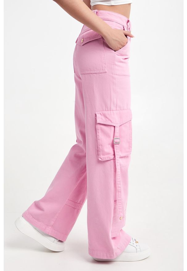 Blugirl Blumarine - Jeansy damskie cargo BLUGIRL BLUMARINE