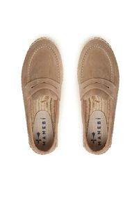 Manebi Espadryle Loafers Espadrilles W 1.9 LW Beżowy. Kolor: beżowy. Materiał: zamsz, skóra #3