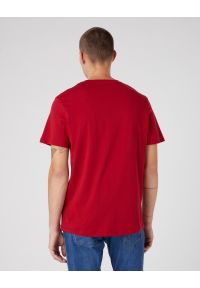 Wrangler - 2PAK WRANGLER FRAME LOGO TEE MĘSKI T-SHIRT KOSZULKA LOGO NADRUK BLACK RED. Wzór: nadruk