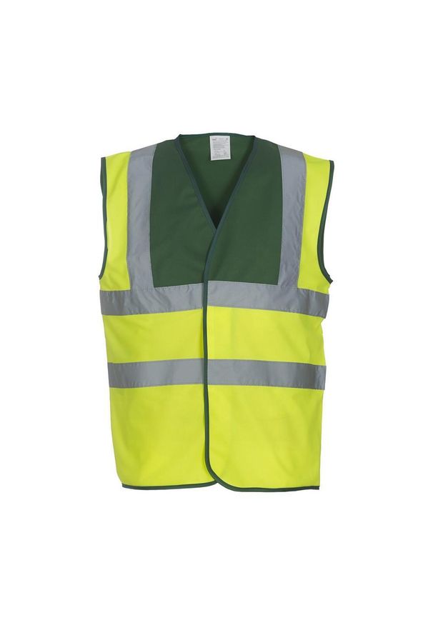 YOKO - Kurtka Odblaskowa Dla Dorosłych Unisex Two Tone Class 1. Kolor: żółty, wielokolorowy, zielony