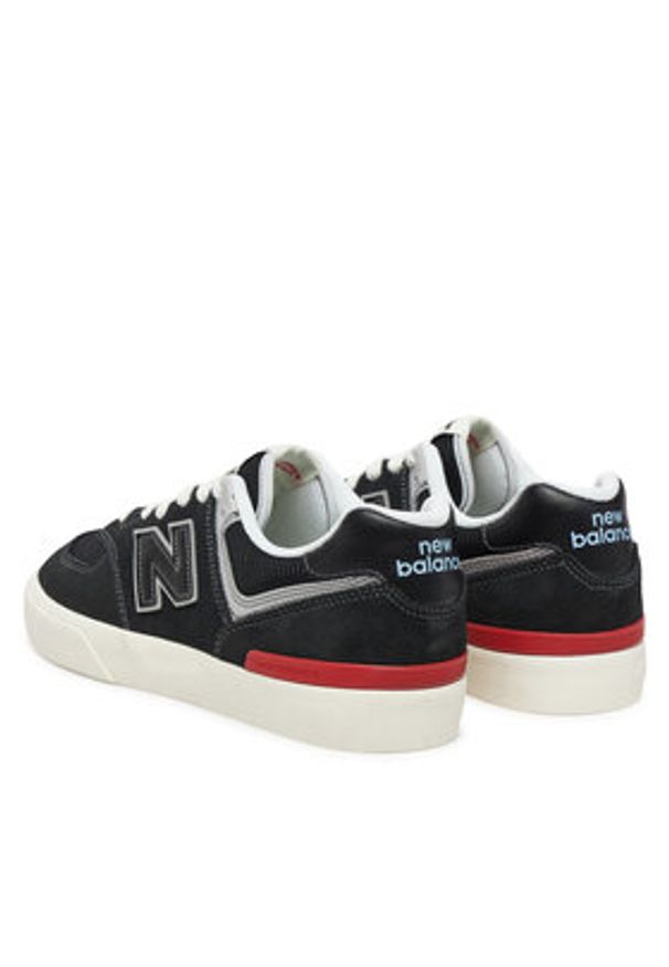 New Balance Sneakersy NM574VYW Czarny. Kolor: czarny. Materiał: skóra, zamsz. Model: New Balance 574