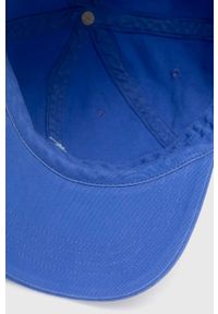 Polo Ralph Lauren czapka z daszkiem bawełniana kolor niebieski z aplikacją. Kolor: niebieski. Materiał: bawełna. Wzór: aplikacja #3