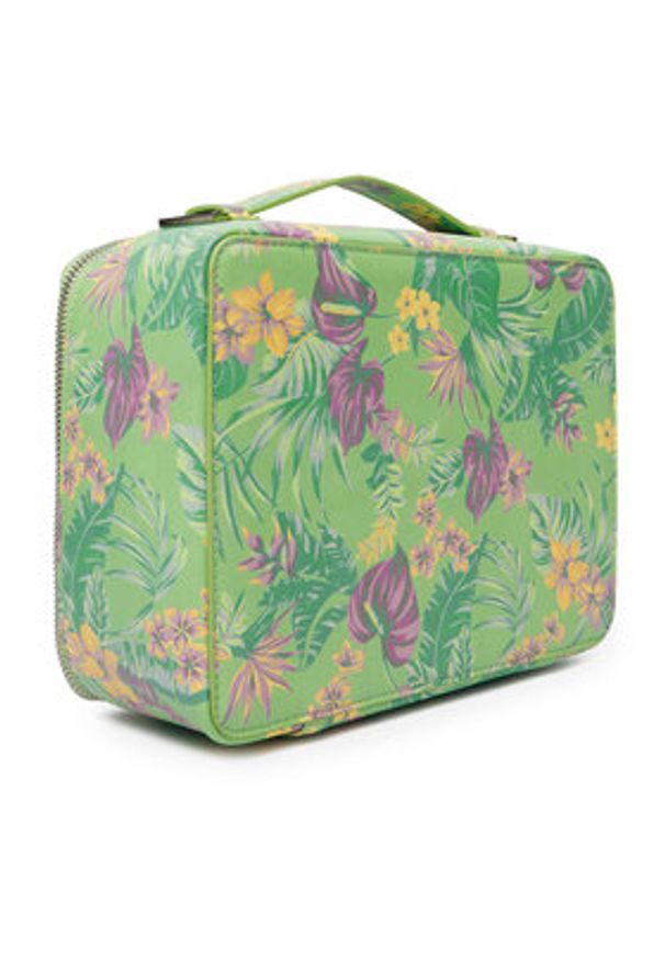 Roxy Kosmetyczka WB-RX-W1-004-SS26 Zielony. Kolor: zielony. Materiał: skóra