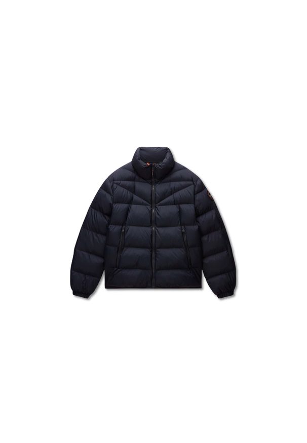 Kurtka puchowa Napapijri A-Molveno Stand. Kolor: czarny. Materiał: puch. Sport: turystyka piesza